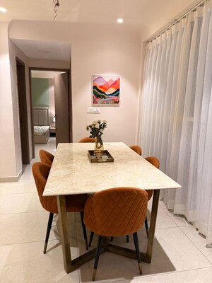 Dining area in 3 BHK Apartment at Awadhpuri – for Sale