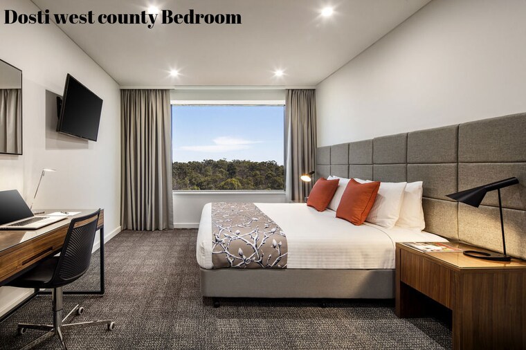 Bedroom, dosti-west-county 2 Bedroom 695 Sq.Ft. Apartment In Balkum Pada Thane 10406696