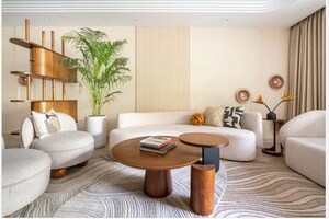 Living Room in 4 BHK Villa at Akshita Akreya, Shamirpet – for Sale
