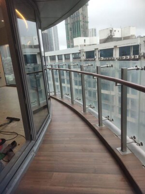 Balcony in 4 BHK Apartment at Lodha World View, Worli – for Rent