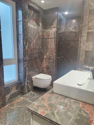 Bathroom in 3.5 BHK Builder Floor at Defence Colony – for Rent