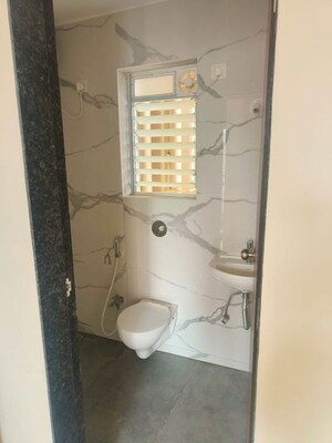 Bathroom in 1 BHK Apartment at Raunak Bliss B2, Ghodbunder Road – for Rent