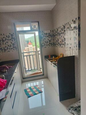 Balcony in 1 BHK Apartment at Raunak Bliss B2, Ghodbunder Road – for Rent
