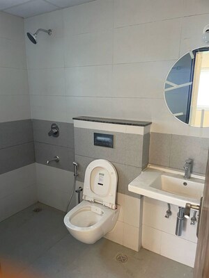 Bathroom in 3 BHK Builder Floor at My Home Tridasa, Tellapur – for Sale