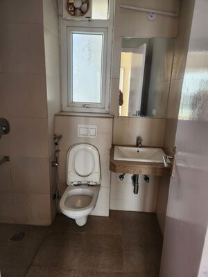 Bathroom in 3 BHK Apartment at Conscient Heritage Max II, Sector 102 – for Rent