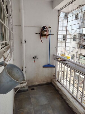 Balcony in 2 BHK Apartment at Nirman Silver Mist, Lohgaon – for Rent