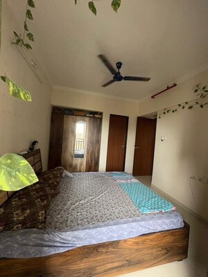 Bedroom in 1 BHK Apartment at Raunak Bliss B2, Ghodbunder Road – for Rent