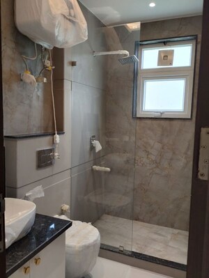 Bathroom in 3 BHK Builder Floor at DLF Atria, Dlf Phase ii – for Rent