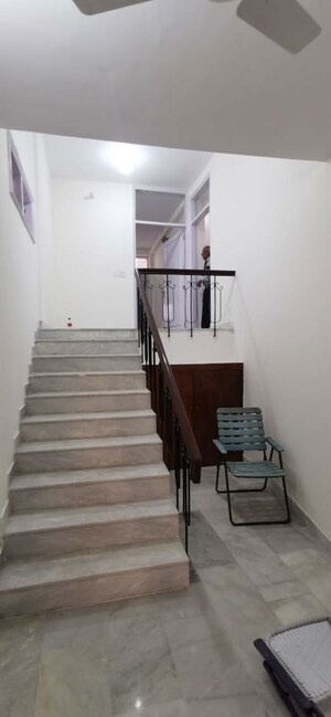 Staircase in 3 BHK Builder Floor at Greater Kailash I – for Rent