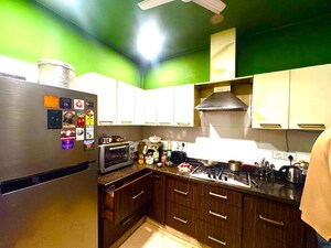 Kitchen in 3 BHK Builder Floor at Greater Kailash I – for Sale