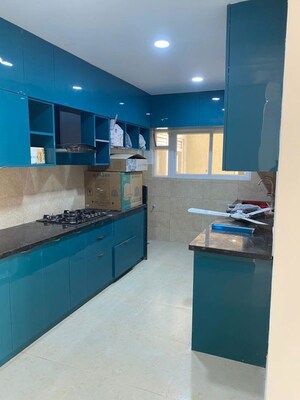 Kitchen in 3.5 BHK Apartment at Prestige High Fields Gachibowli, Gachibowli – for Rent