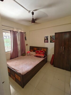 Bedroom in 1 BHK Apartment at Indraprashta CHS, Dhanori – for Rent