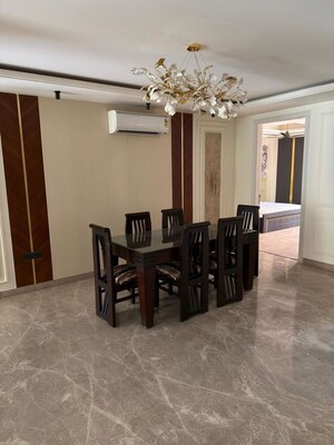 Living Room in 3 BHK Builder Floor at Dlf Cyber City – for Rent
