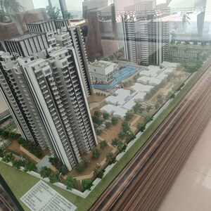 Balcony in  Shop at Shri Radha Aqua Garden, Sector 16b Greater Noida – for Rent