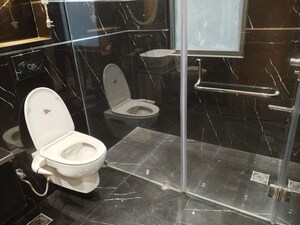 Bathroom in 4 BHK Builder Floor at Dlf Phase I – for Rent