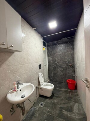 Bathroom in 2 BHK Apartment at Chandak Cornerstone, Worli – for Rent