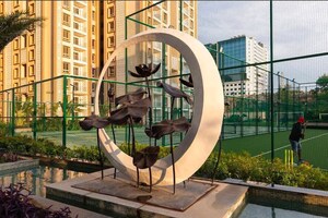 Balcony in 3 BHK Apartment at Aurobindo Kohinoor, Serilingampally – for Rent