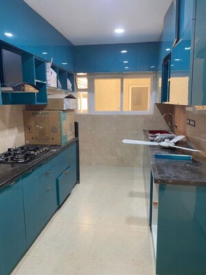 Kitchen in 3 BHK Apartment at Aurobindo Kohinoor, Serilingampally – for Rent