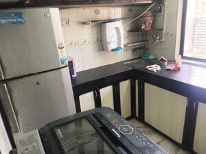 Kitchen in 1 BHK Apartment at Irla – for Rent