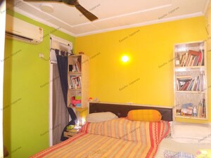 Bedroom in 3 BHK Builder Floor at Chittaranjan Park – for Sale