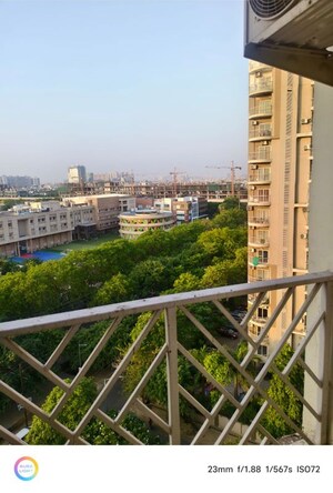 Balcony in 3 BHK Apartment at Aims Golf Avenue I, Sector 75 – for Rent