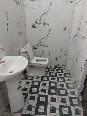 Bathroom in 3 BHK Builder Floor at Green Fields Colony – for Rent