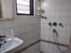 Bathroom in 2 BHK Apartment at Shiv Shrishti CHS, Powai – for Rent