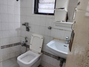 Bathroom in 2 BHK Apartment at Shiv Shrishti CHS, Powai – for Rent