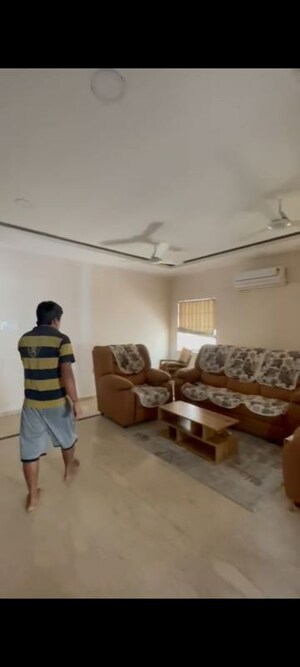 Living Room in 4 BHK Apartment at Ahuja Towers Banjara Hills, Banjara Hills – for Rent
