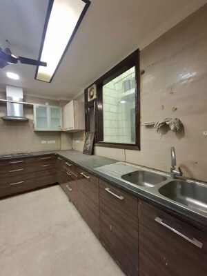Kitchen in 4 BHK Builder Floor at Maharani Bagh – for Rent
