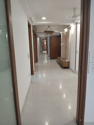 Building Lobby in 4 BHK Builder Floor at Maharani Bagh – for Rent
