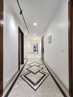 Building Lobby in 4 BHK Builder Floor at Sushant Lok I – for Sale
