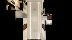 Staircase in 3 BHK Apartment at My Home Sayuk, Tellapur – for Rent