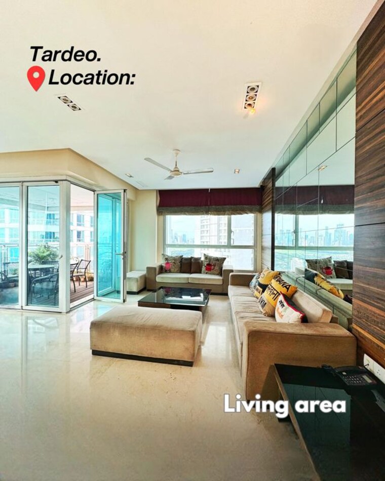 Living Room, s-d-the-imperial-edge 3 Bedroom 1800 Sq.Ft. Apartment In Tardeo Mumbai 10407288