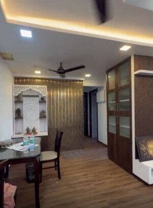 Living Room in 2 BHK Apartment at Galaxy Green Woods, Kharghar – for Rent