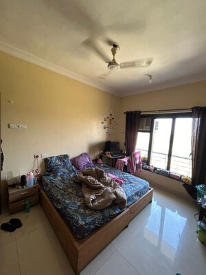 Bedroom in 2 BHK Apartment at K Raheja Heights, Malad East – for Rent