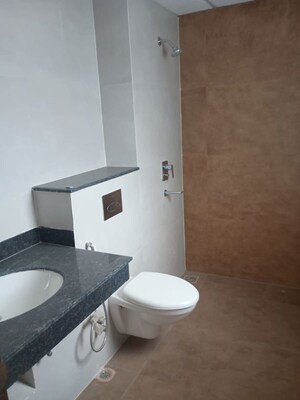 Bathroom in 3 BHK Apartment at Amrit Avenue, Sushant Golf City – for Rent