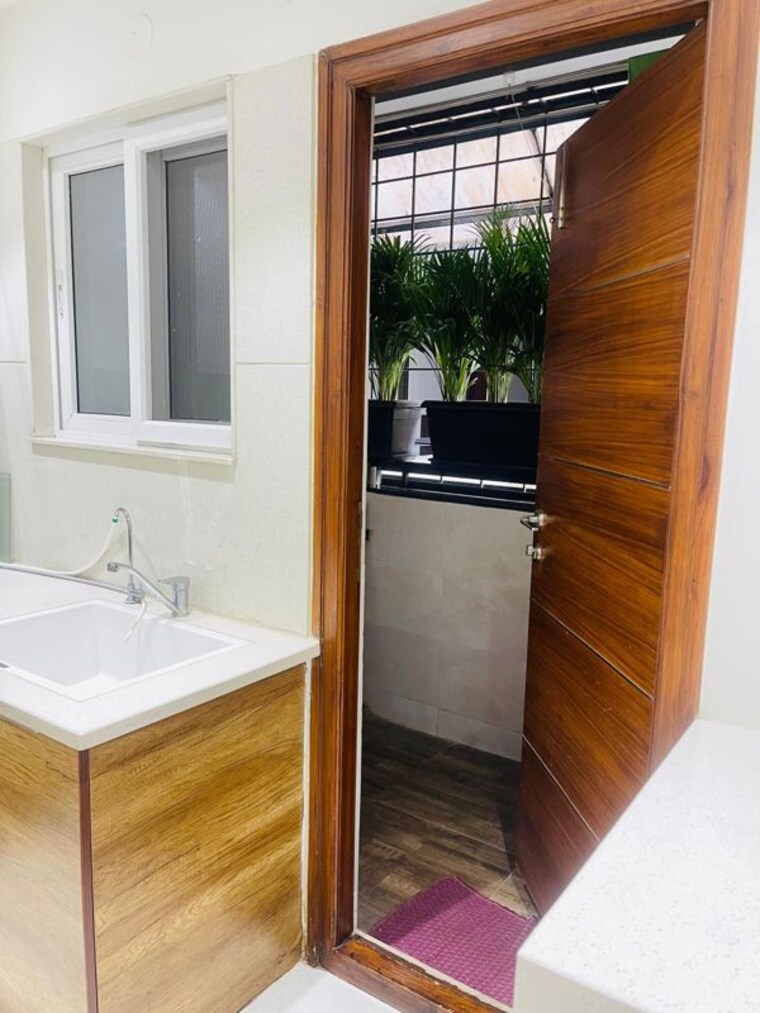 Kitchen, crown-whistling-woods 3 Bedroom 2000 Sq.Ft. Apartment In Kokapet Hyderabad 10407439