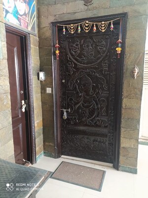 Building Lobby in 3 BHK Apartment at Saya Gold Avenue, Vaibhav Khand – for Rent