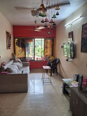 Living Room in 2 BHK Apartment at Group Satellite Elegance, Goregaon East – for Rent