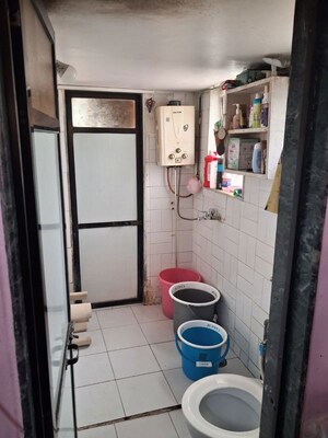 Bathroom in 2 BHK Apartment at Group Satellite Elegance, Goregaon East – for Rent