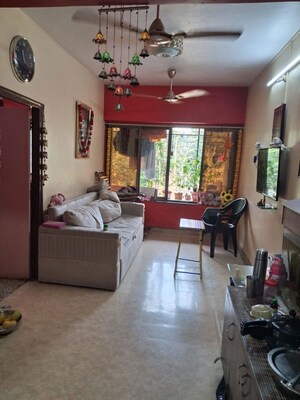 Living Room in 2 BHK Apartment at Group Satellite Elegance, Goregaon East – for Rent