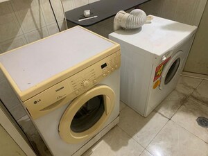 Attached Bathroom in 2 BHK Apartment at Hiranandani Avalon, Powai – for Rent