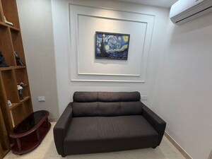 Living Room in 3 BHK Apartment at Aurobindo The Regent, Kondapur – for Rent