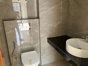 Bathroom in 3 BHK Apartment at Nirala Estate, Tech Zone 4 Greater Noida – for Rent