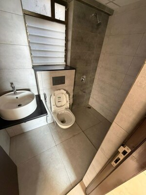 Bathroom in 3 BHK Apartment at Mahindra Vivante, Andheri East – for Rent