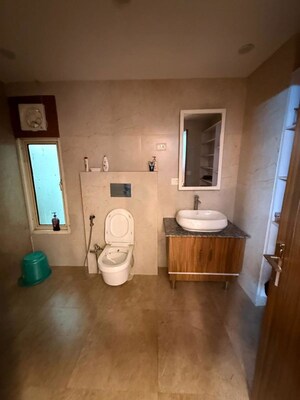 Bathroom in 4 BHK Apartment at Bulland Heights, Sain Vihar – for Sale