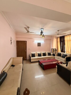 Living Room in 4 BHK Apartment at Bulland Heights, Sain Vihar – for Sale