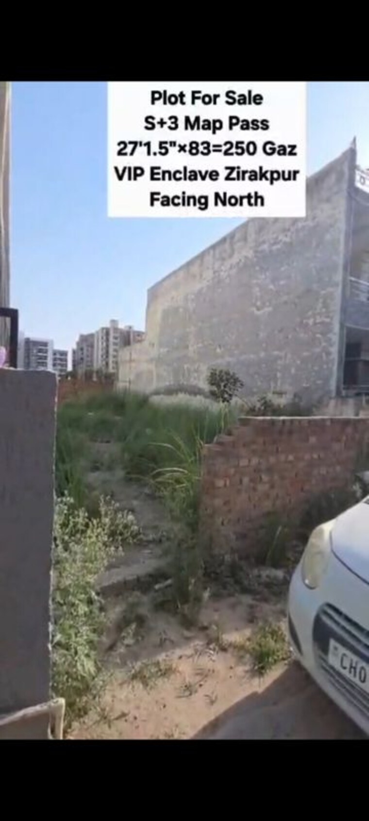 undefined, vip road  250 Sq.Yd. Plot In Vip Road Zirakpur 10407645