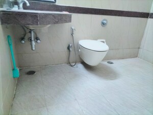 Bathroom in 3 BHK Apartment at Omkar Alta Monte, Malad East – for Rent